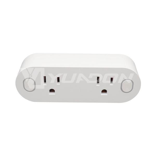 Smart plug with power meter 2-gang US Smart Socket smart plug alexa