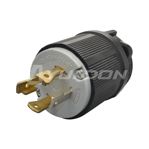 NEMA L14-30P Generator Power Plug Reliance Controls Twist Lock Plug 30-Amp 125/250-Volt Plug L1430P