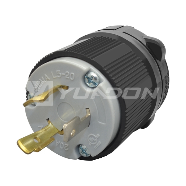 NEMA L5-20 US twist lock plug