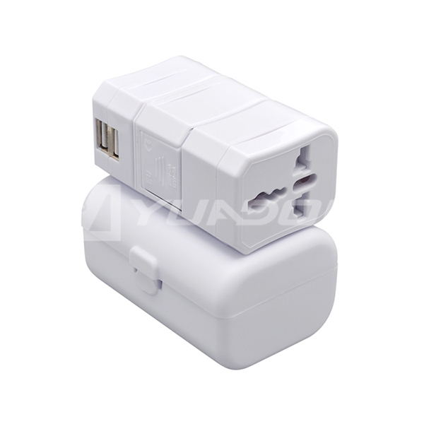 International Travel Adapter with USB Port USA/Australia/Europe/UK Plug USB