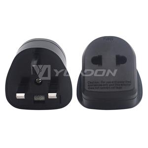 Plug Adaptador de enchufe UK/Inglaterra a EU/Europa (Max 250V 10A)