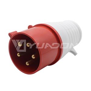 IP44 Industrial Plug 16A 32A 220-380 / 240-415v 5 Pin 015 025 Electric Industrial Waterproof Plug