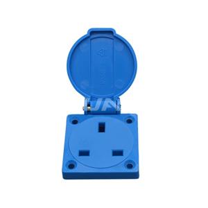 UK Waterproof Socket Outlet 13A Wall Socket IP54 Electrical Floor Outlet 02