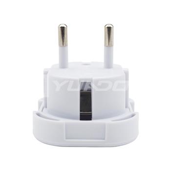 10Pc UK To EU European Travel Charger Adaptor Power Wall Plug Convert 3 To 2 Pin 