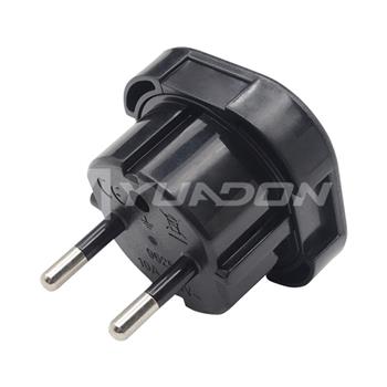 3 Pin to 2 Pin Plug Adaptor UK to Euro Power Plug European Plug Adapters 04