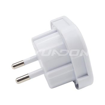 3 Pin to 2 Pin Plug Adaptor 