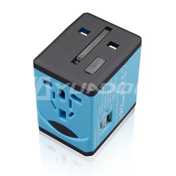 All in one universal travel adapter