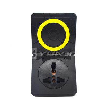 Universal waterproof socket for US UK Italy Swiss plug