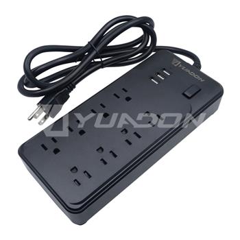 6-Way USA Outlet Power strip with usb port