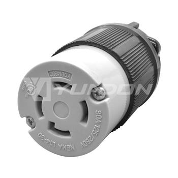 L14-30 Plug NEMA 30A 125-250V 3P 4 Twist-Lock Locking Generator US Male Plug 