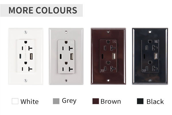 USB wall socket for usa, usa wall socket