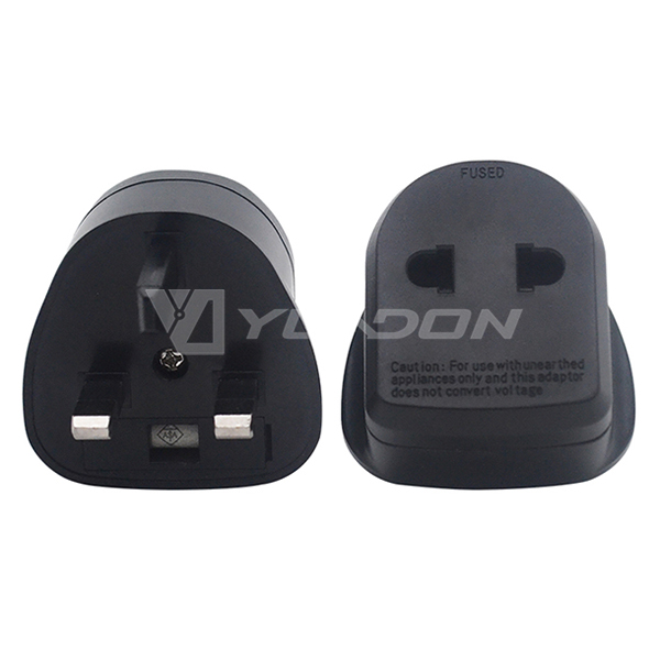 Yuadon EU to UK travel adapter EU/US to UK power plug adaptor with fuse BS8546 approved