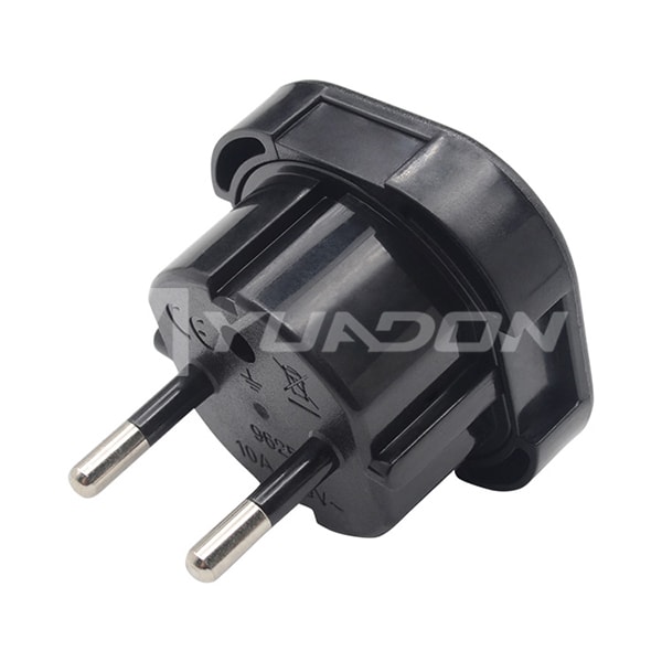 3 Pin to 2 Pin Plug Adaptor
