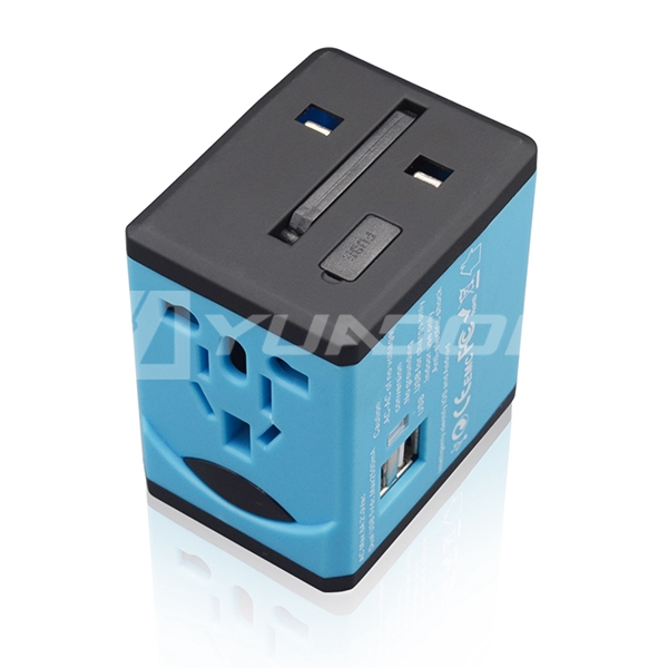 All in one universal travel adapter with usb port promotional gift euro uk aus usa adaptor universal adapter 