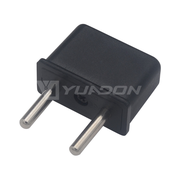 125-250V 6A Mini Adapter Electrical US to EU Adapter Plug 4.0mm pin USA Mini Electrical Plug
