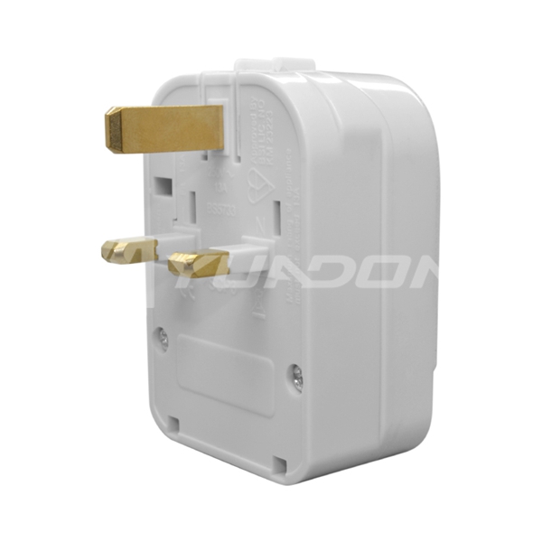 YD-SCP3 germany to uk adapter plug 2 to 3 pin adapter uk to euro plug adapter British plug