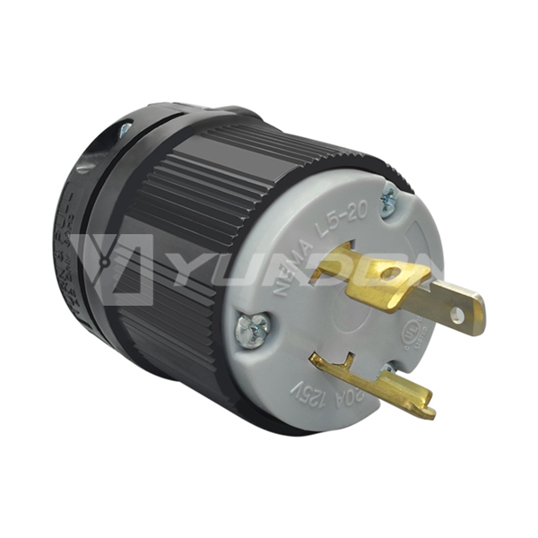 Rewirable DIY Nema L5-20P plug New NEMA L5-20P 20A 125V/250V Plug