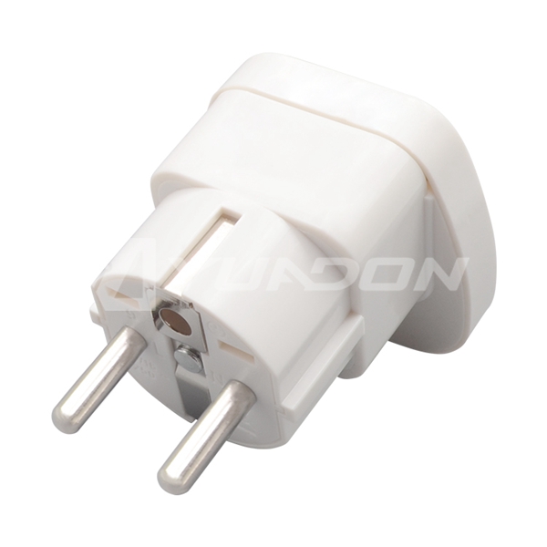 2 pin electric plug 16A Schuko germany plug adapter electrical plug converter with safety shutter 