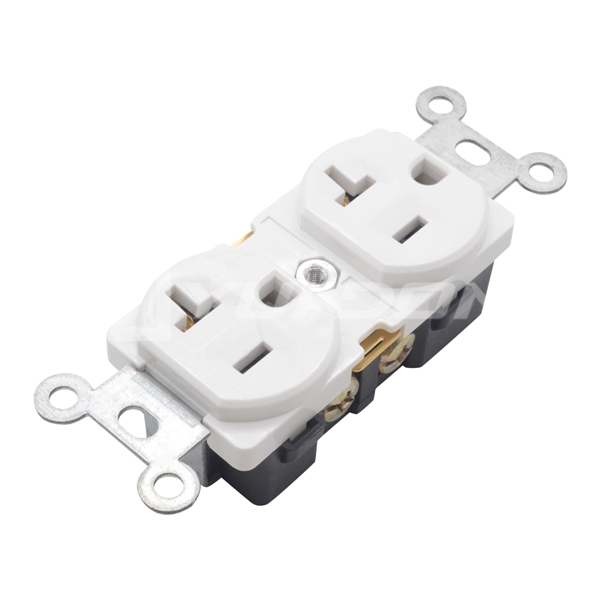 nema 5-20r receptacle 20A 125V commercial grade American Electrical duplex wall receptacles 