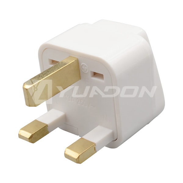 Universal US AU EU To UK 3pin AC Power Charger Plug Travel Adapter Connector 