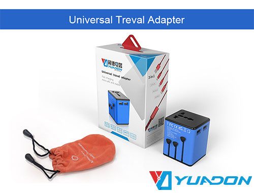 universal travel adapter with usb port